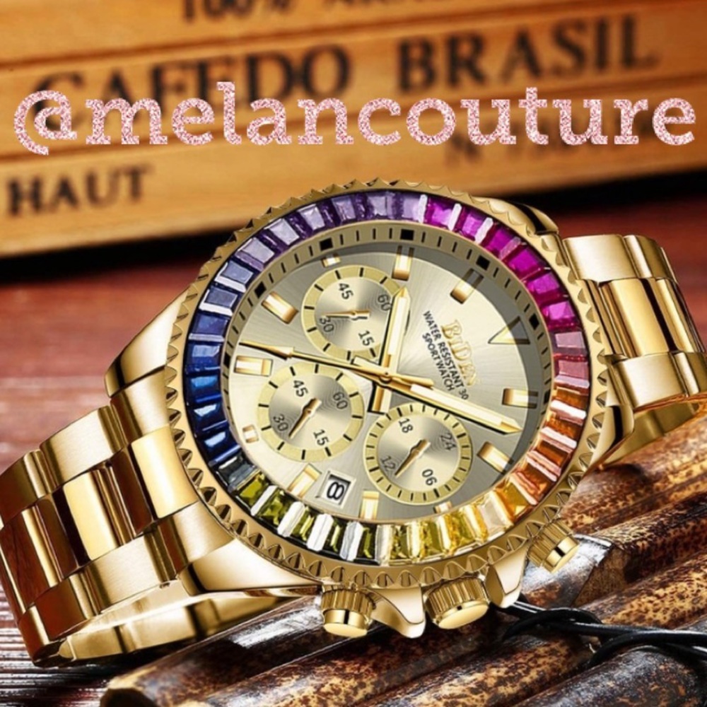 Unisex Chronograph StainlessSteel Waterproof - Picture 5 of 7